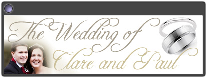 Wedding of Clare and Paul